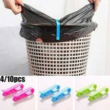 4/10pcs Fixed Clip Clamp Holder For Garbage Can Trash Bag Household Tool Home Tool Bag & Cabinet price