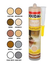 Soudal Parquet & Timber Laminate Flexible Joint Sealant Various Colours Parquet price