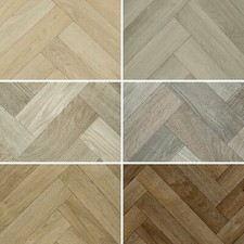 Samples - Vintage Herringbone Wood Parquet Effect Vinyl Flooring Parquet price