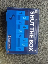 Brand New Wooden Shut the Box Game Set Is A Classic Strategy Game Age 6+ Game Set price