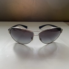 Men's Lightweight Wrap Sunglasses Silver Metal Frame Grey Gradient Lenses Unisex Sunglasses price