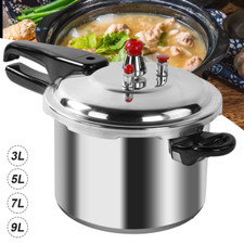 3/9 Litre Home Dual Handle aluminum Pressure Cooker Kitchen Catering Cookware UK Pressure Cookers price