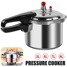 5 Litre Home Dual Handle aluminum Pressure Cooker Kitchen Catering Cookware UK Pressure Cookers price