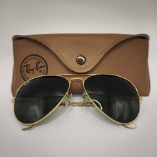 Ray-Ban B&L Aviator Vintage USA – Gold Green – BL Etched Lenses – Rare – 58mm Men's Sunglasses price