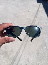 Ray-Ban Original Wayfarer Unisex Square Sunglasses - Black/Green (RB2140 901/58) Men's Sunglasses price
