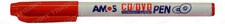 Genuine AMOS RED CD/DVD Marker Bullet Tip for Glass, Wood,Plastic,etc (1 Pce) CD-DVD-Acetate Pen price