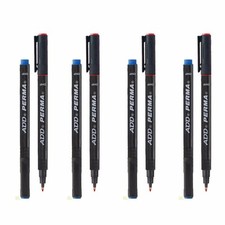 FINE TIP Permanent Marker Pen  CD/ DVD Pens medium fine Black, Blue, Green, Red CD-DVD-Acetate Pen price