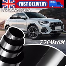 75CMx6M CAR wINDOw TINT FILM KIT TINTING SUPER DARK BLACK LIMO 1/5/15/25/35% A+ Car Window Film price