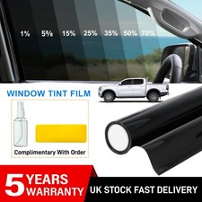 CAR WINDOW TINT FILM KIT TINTING SUPER DARK BLACK LIMO 1% 5% 15% 35% 70% 75CMx6M Car Window Film price