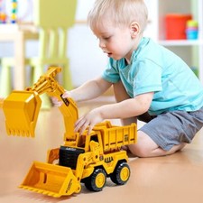 Children Engineering Car Toy Large Bulldozer Toy Dump Truck Model Kids Gift UK Toy Cars price