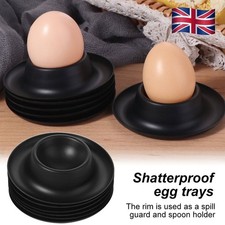 6X Breakfast Serving Cups Holders Set Boiled Egg Kitchen Plastic Egg Cup Breakfast Set price