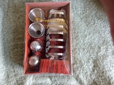 Original 1970s Stainless Steel Breakfast Set Brand New In Box Breakfast Set price