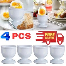 4 x Egg Cup Set Breakfast Boiled Eggs Novelty egg holder Kitchen Home Food New Breakfast Set price