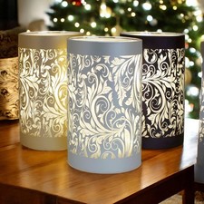 LED Table Lamps Battery Operated Cordless Glass Lights Illuminated Leaves Design Table Lamp price