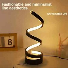 USB LED Novelty Spiral Shape Table Lamp Light  Night Study Bedroom living Room Table Lamp price