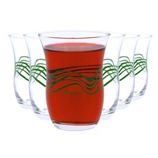 Turkish Tea Glasses Set of 6 Coffee Arabian Cay Bardagi Cups 100ml Patterned Cup / Glass / Coffee Set price