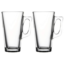 Pasabahce Vela Glass Mugs 385ml Coffee Tea Hot Chocolate Latte Cup Drinkware Set Cup / Glass / Coffee Set price