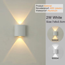 LED Wall Sconces Modern Indoor Outdoor Lamp, White up down Wall Mount Lights for Wall Sconces price