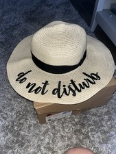 Women's Foldable Straw Beach Sun Hat Logo  Hello Sunshie design by Brook Bay Women's Hat price