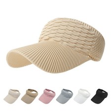 Women’s Ponytail Sun Visor Hat Open Top Mesh Breathable Summer Beach Golf Cap Women's Hat price