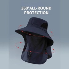 Women's Wide Brim Sun Hat, UV Protection, with Neck Flap for Hiking Women's Hat price