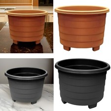 Garden Plant Round Plastic Pot Flower Planter 32,39cm Indoor Outdoor Container Pots price