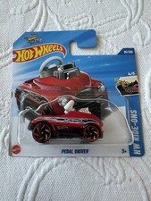 Hot Wheels Pedal Driver Hw Ride-Ons 2025 Treasure Hunt Short Card TH Red Pedal Cars price
