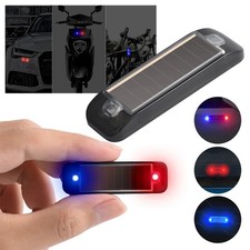 Solar Power Car LED Fake Dummy Alarm Warning Security Anti Theft Flashing Light Car Alarm & Security price