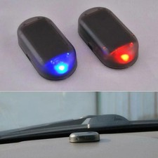 Solar Power Car LED Fake Dummy Alarm Warning Security Anti Theft Flashing Light Car Alarm & Security price