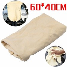 Natural Chamois Large Leather Car Cleaning Cloth Washing Absorbent Drying Towel Car Cleaning Cloths price