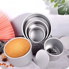 4/5/6/7/8Inch Round Cake Pan Tin Baking Mold Mould Removable Bottom Loose Base Cake Pans price