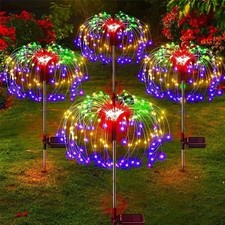 LED Solar Firework Garden Lights Waterproof Outdoor Lawn Decor 60LED Colorful Outdoor Lighting price