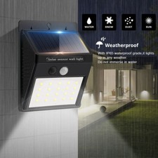 20 LED Solar Powered PIR Motion Sensor Light Outdoor Garden Security Wall Lights Outdoor Lighting price