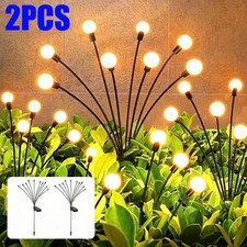 2 Pack Swaying LED Solar Powered Garden Lights Outdoor Stake Firefly Patio Lamp Outdoor Lighting price