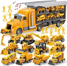 JOYIN 25 in 1 Construction Toys Cars Set (Includes Construction Truck Battery-Powered Car price
