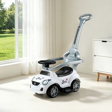 Kids Ride on Car Toy 4-Wheels Push Along Car With Guardrail, Melody & Light NEW Battery-Powered Car price