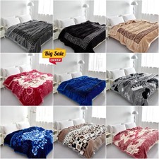 Reversible 2 PLY Heavy Weight Super Soft Warm Blanket King Size Luxury Bed Throw Blanket price