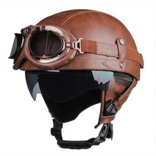 Retro Open Face Half Motorcycle Motorbike Helmet Vintage Motorcycle Helmets price