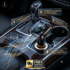 Car Wireless bluetooth FM Transmitter MP3 Player USB Car Charger Adapter UK Car Transmitters price