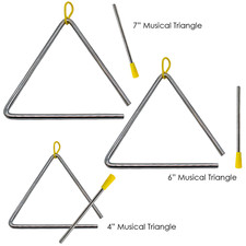 TRIXES Musical Triangle *All Sizes* NEW Percussion Instrument Childrens Toy Toy Musical Instruments price