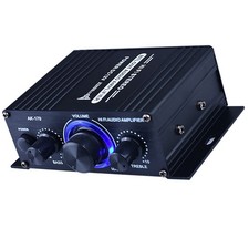 400W 12V 2.0 Channel Stereo Audio Mini Power Amplifier HiFi Bass Amp Car Home Car Amplifiers price