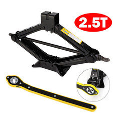 2.5 Ton Tonne Scissor Jack Lift Wind Up for Car Van Garage w/Crank Speed Handle Jack price