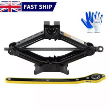 2.5 Ton Tonne Scissor Jack Lift Wind Up for Car Van Garage w/Crank Speed Handle Jack price