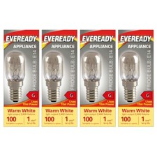 4x Eveready 15w Fridge / Appliance / Freezer Light Pygmy Bulb SES E14 240v Screw Energy-Saving Bulb price