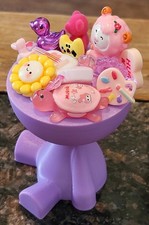 Miniature Dolls House Fun Quirky Table With Feet Displaying Many Fun Toy Items Toy Houses price