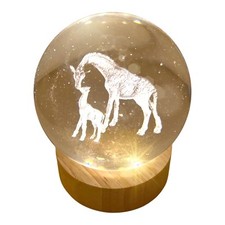 3D Crystal Ball Night Light USB Lamp with Giraffe Design, Ludosphere LED Decor Decorative Lamp price