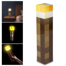 Minecraft Game Torch Lamp Led Night Light Home Decors USB Rechargeable Kid Gift Decorative Lamp price