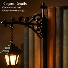 Vintage Library Lantern Bookshelf Light, Mini Hanging Lamp Warm LED Decor Decorative Lamp price