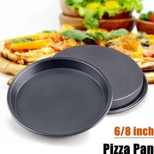 Round Kitchen Bakeware Baking Tools Pizza Pan Deep Dish Plate Tray Mold Trays / Baking Dishes price