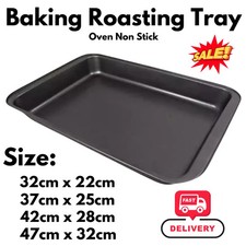 Extra Large Non-Stick Deep Baking Tray Oven Roasting Tray Cookie Cookware Dishes Trays / Baking Dishes price